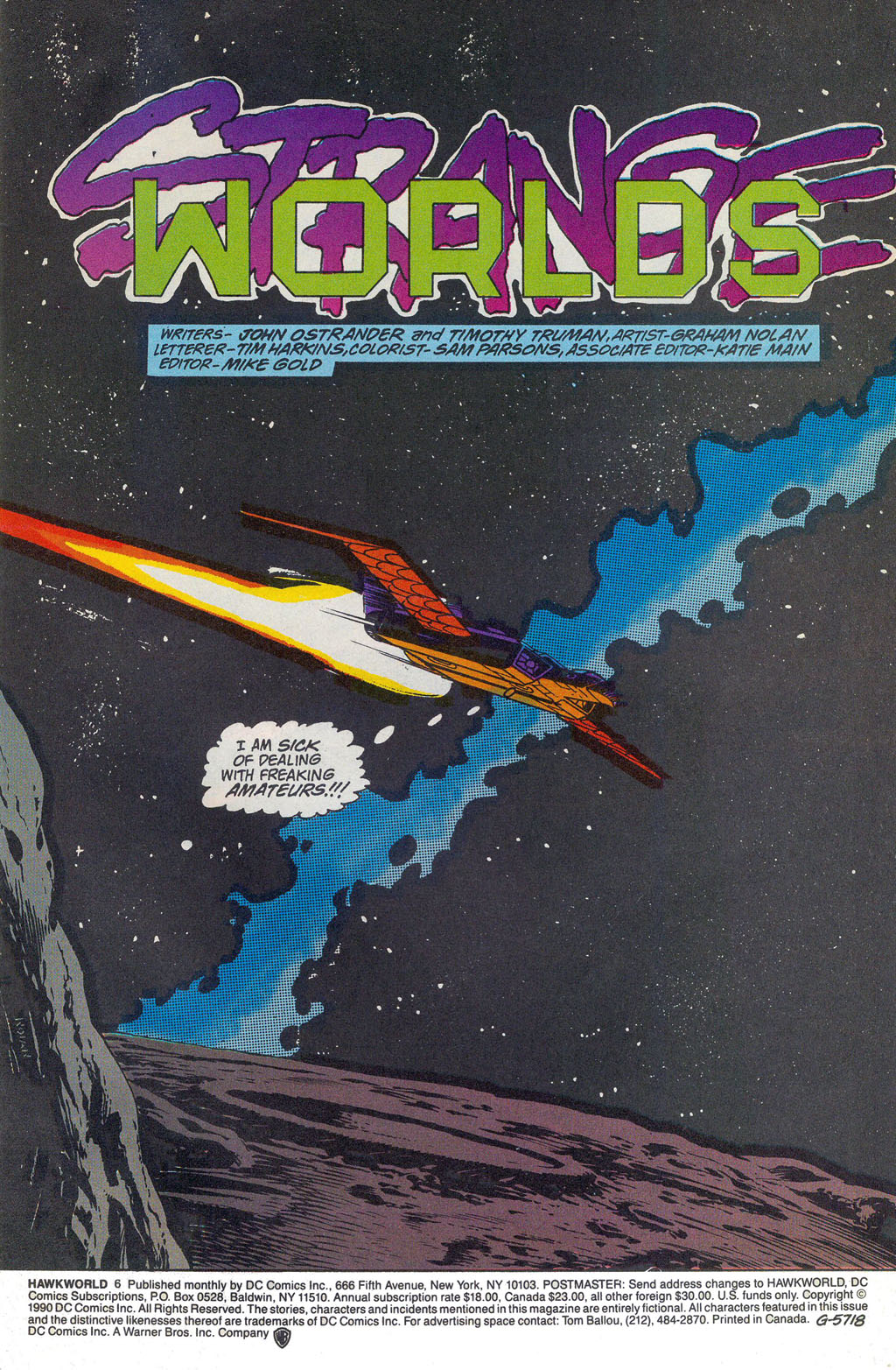 Read online Hawkworld (1990) comic -  Issue #6 - 2