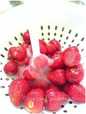 Washing Strawberries