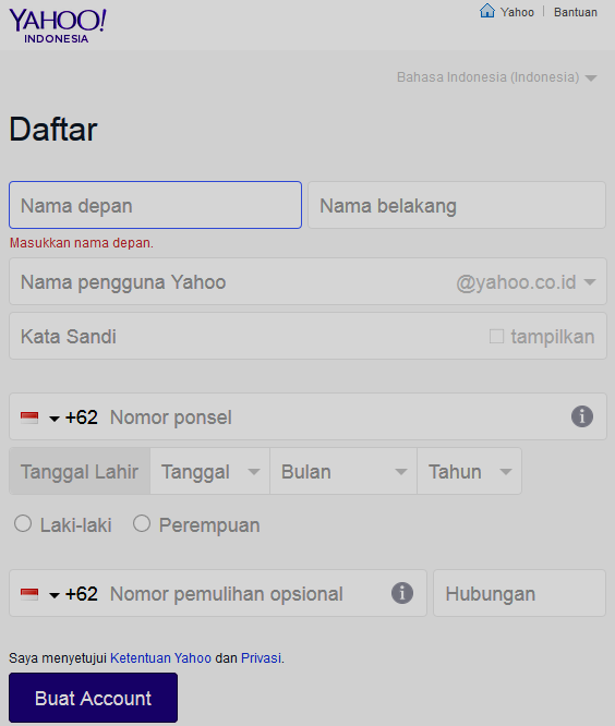 Mail sign indonesia yahoo in Yahoo is
