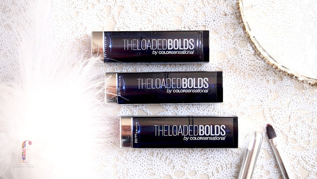 Maybelline The Loaded Bolds lipsticks has soft buttery thick texture, moisturizing, high pigmentation and long lasting. Bold colors for bold personality