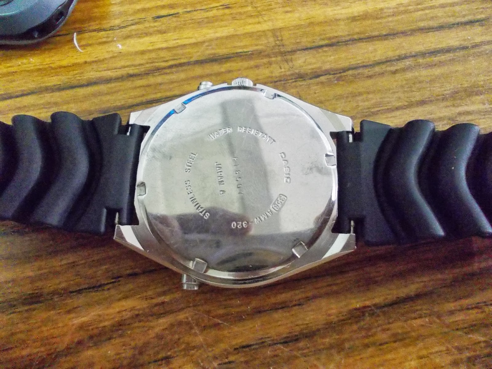 vintage watches: Casio diver digi ana RM330
