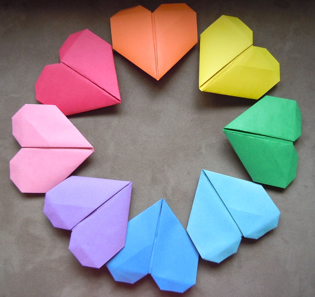 El arte del Origami Corazón Simple
