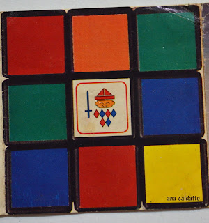 Cubo mágico antigo vintage raro original Rubik Domino