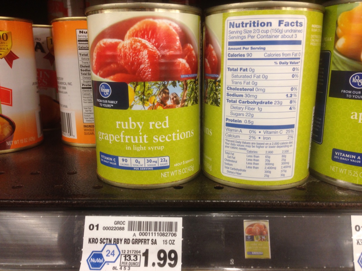 Healthy Grocery Ruby Red Grapefruit Kroger