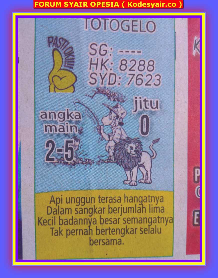 KODE SYAIR SDY