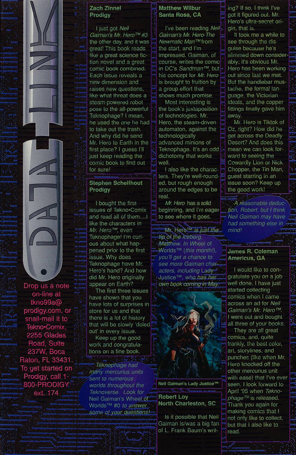 Read online Neil Gaiman's Mr. Hero - The Newmatic Man (1995) comic -  Issue #4 - 25
