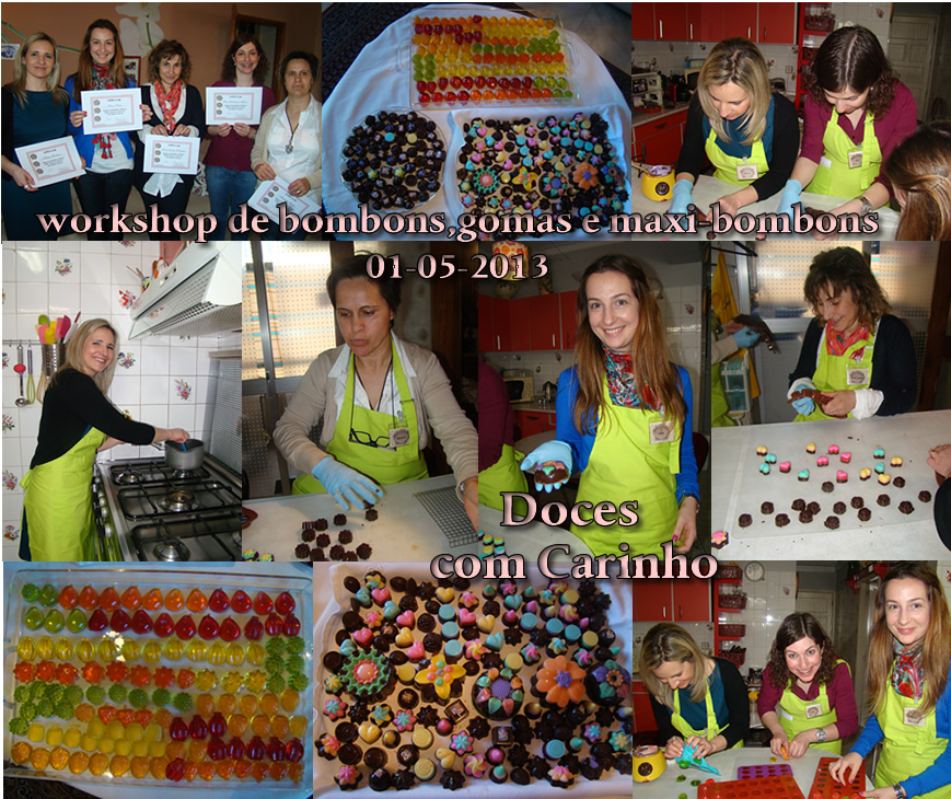 Doces com Carinho: Workshop de gomas, bombons e maxi-bombons-01-05-2013