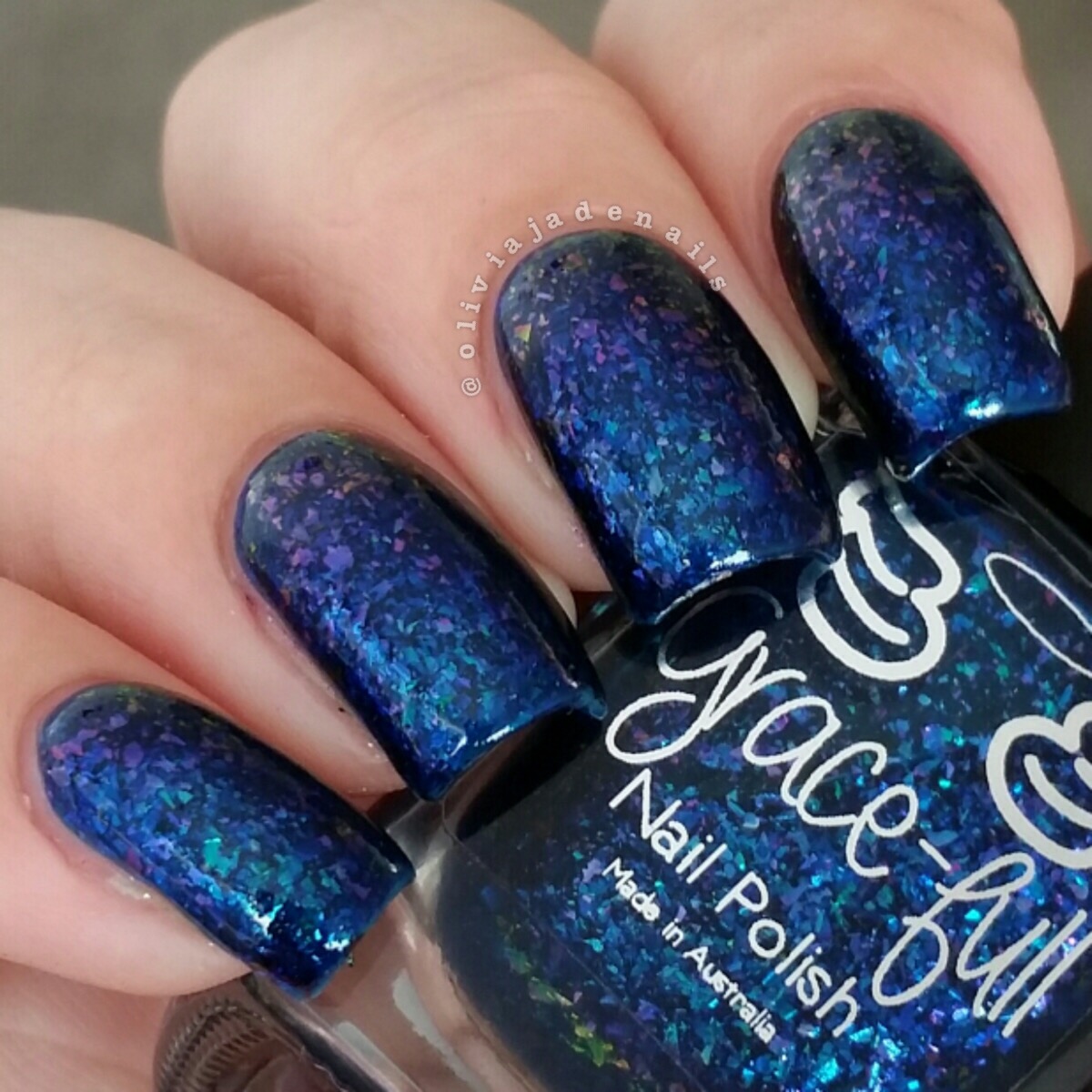 Grace-full Nail Polish Michel's Underwear swatched by Olivia Jade Nails