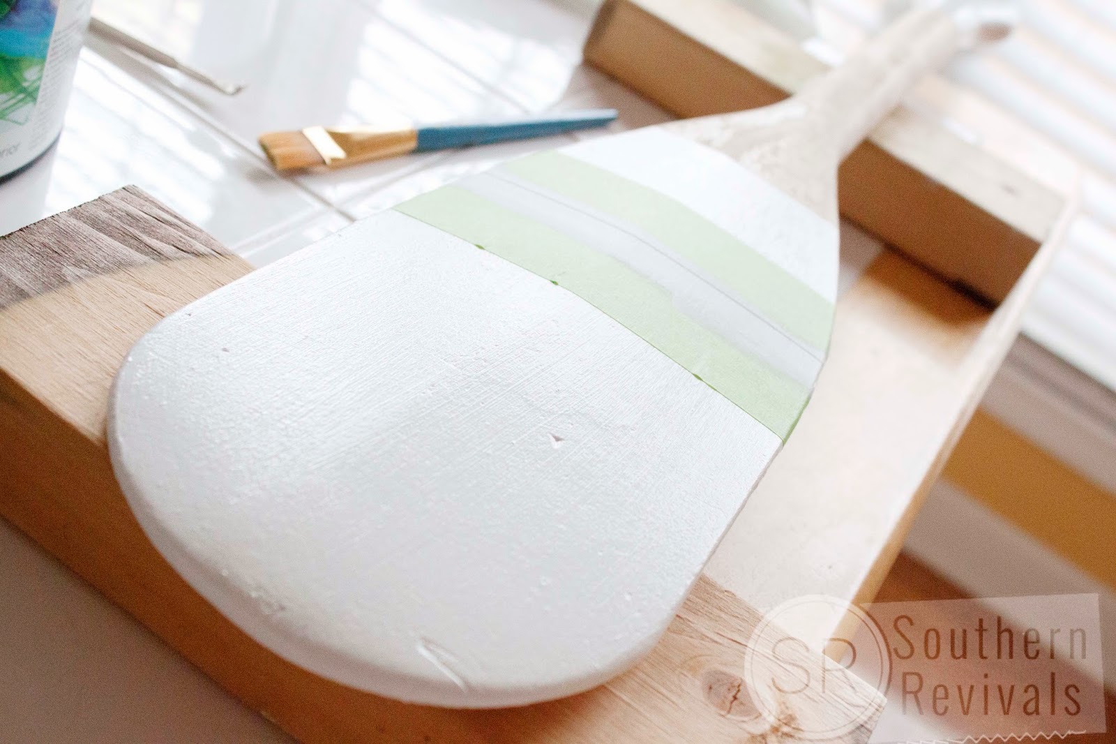 Tutorial Diy Boat Oar Wall Decor Bathroom Renovation