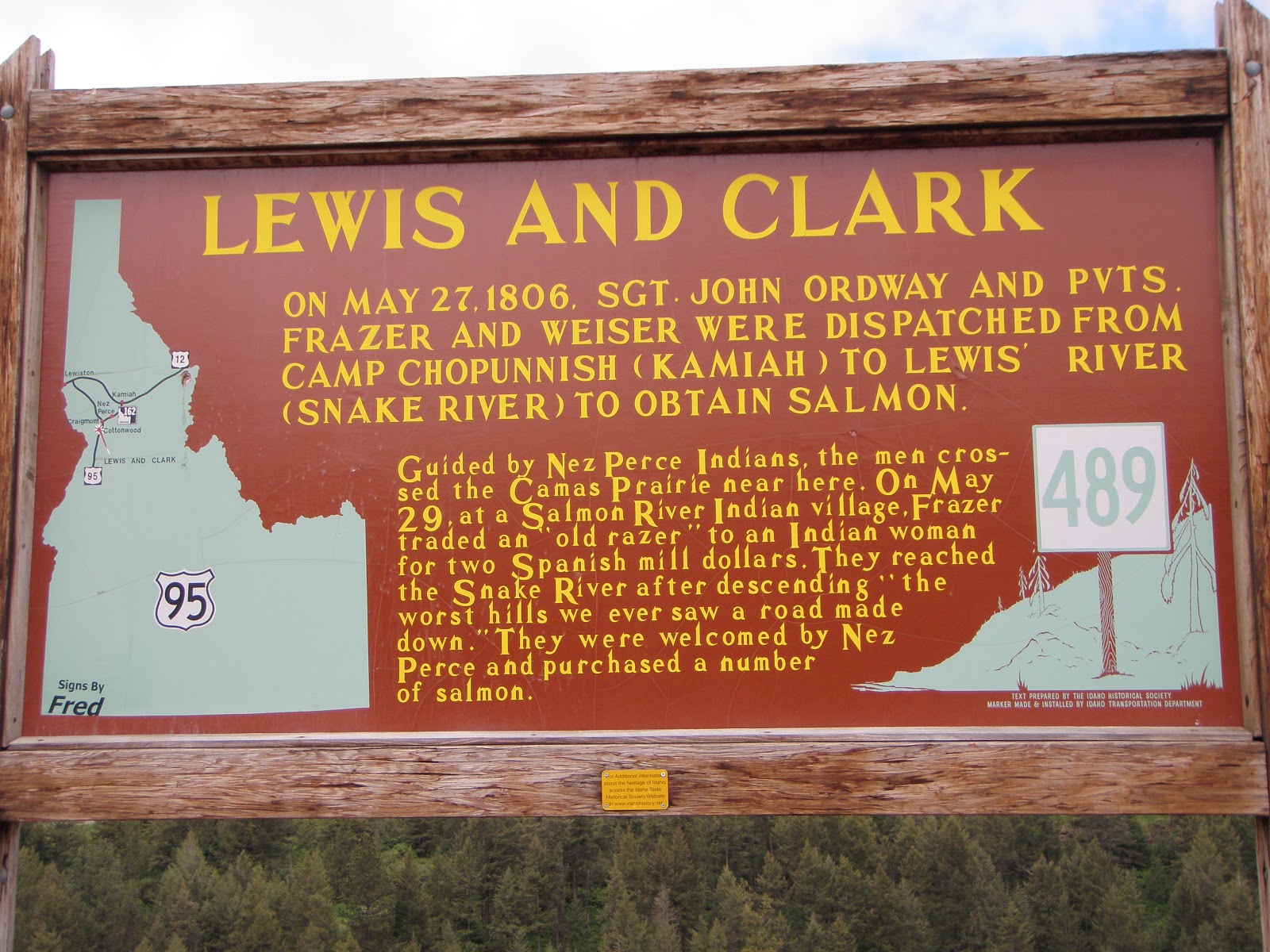 Lone Rider Pedals Lewiston, ID to Winchester, ID 40 miles