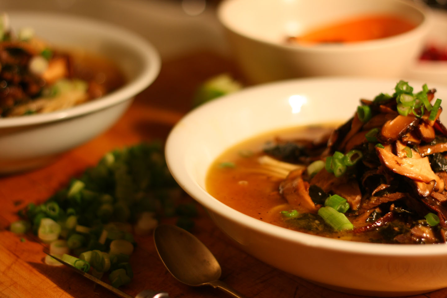 66 Square Feet (The Food) Goose with udon noodles and shiitakes