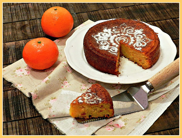 Bizcochito de mandarina y mascarpone