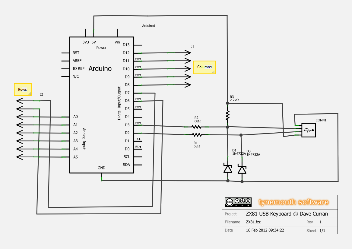 Usb Keyboard Schematic