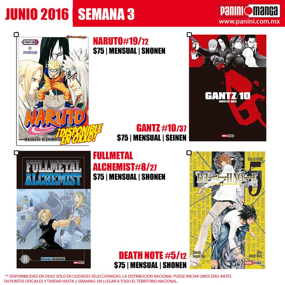 Daily Comics Mexico Calendario Junio 2016 Panini Mexico Semana 3