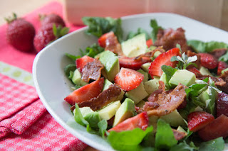 Rezept für Erdbeer-Avocado-Salat