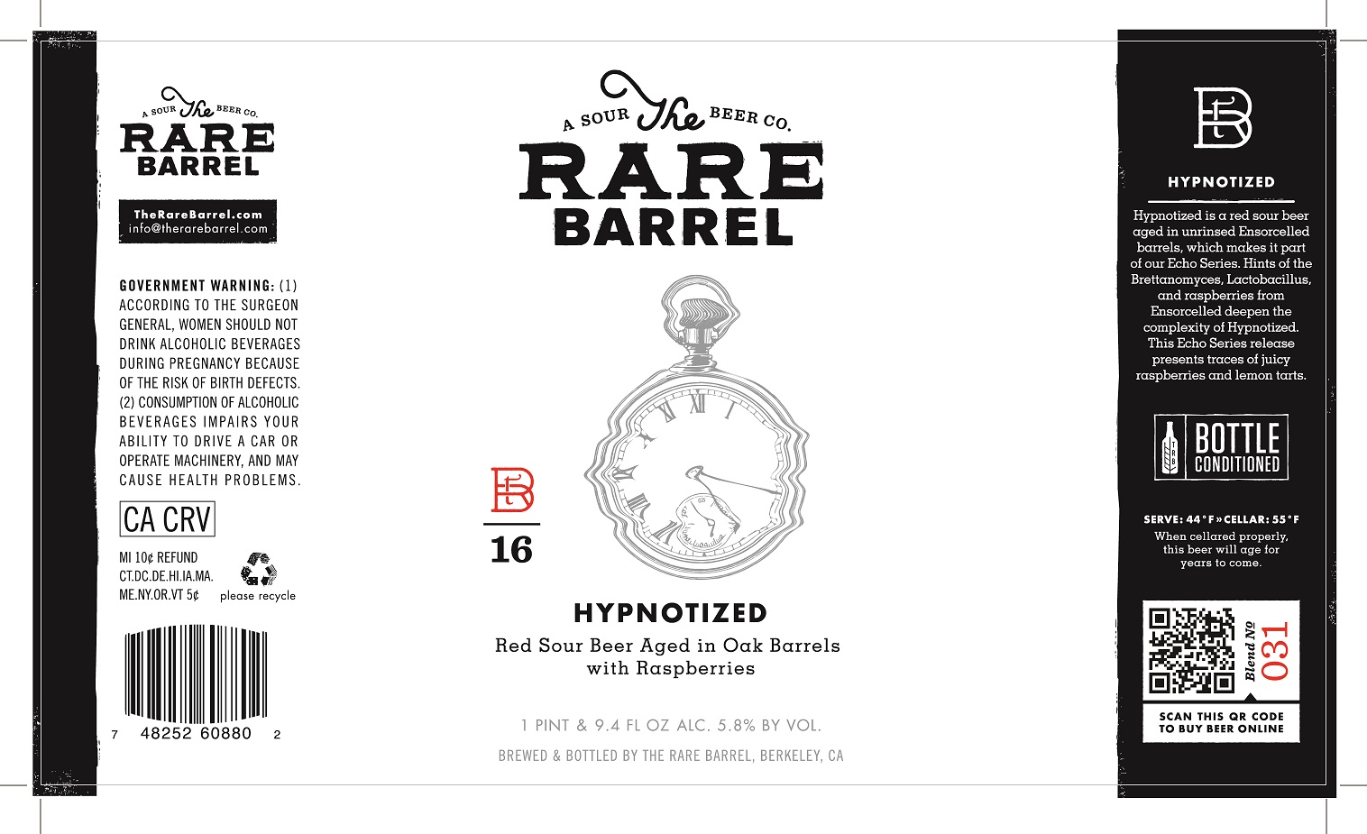 The Rare Barrel No Salt Golden Sour Aged In Tequila Barrels, Afterlight, Ensorcelled
