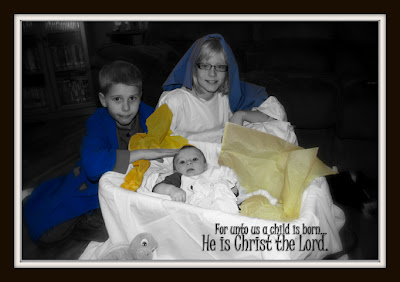 for unto us a child is born, He is Christ the Lord