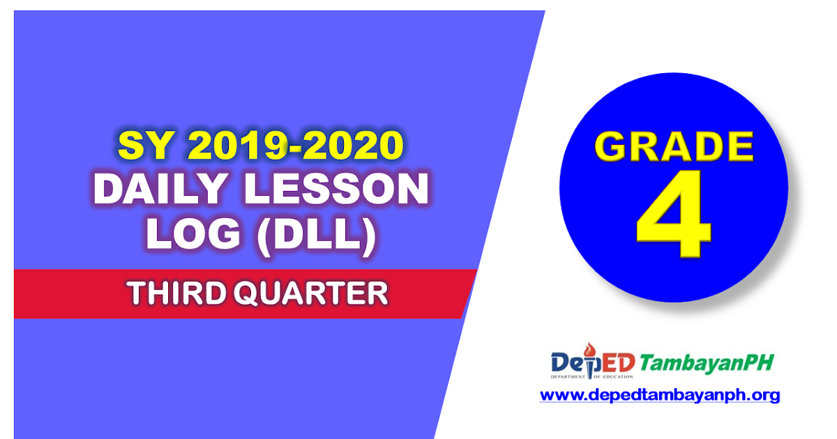 3rd Quarter Daily Lesson Log GRADE 4