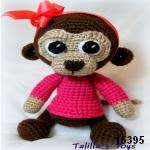 patron gratis mono amigurumi, free pattern amigurumi monckey 