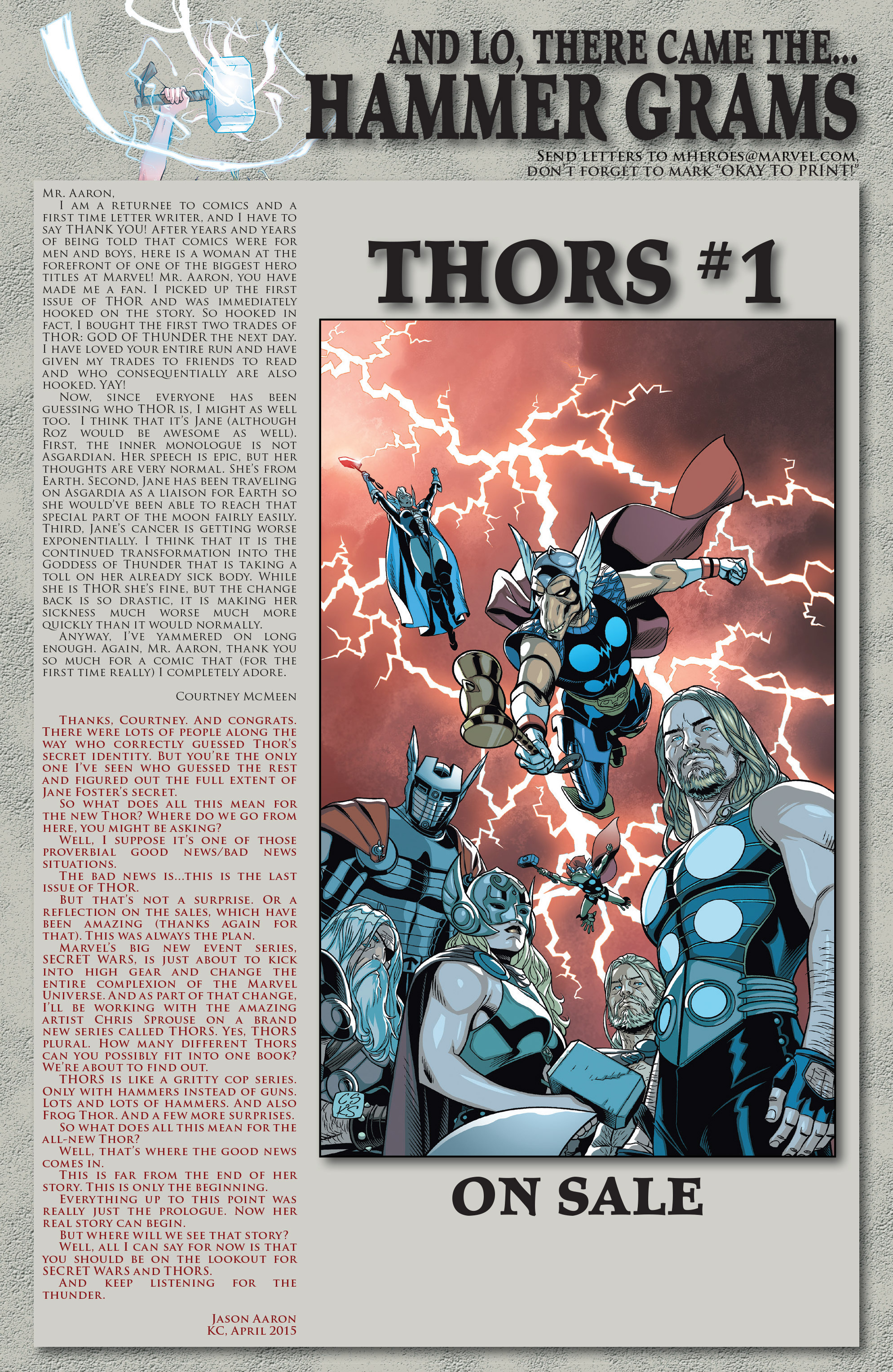 Read online Thor (2014) comic -  Issue #8 - 23