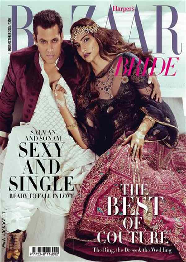 Salman & Sonam Grace The Cover of Harper Bazaar