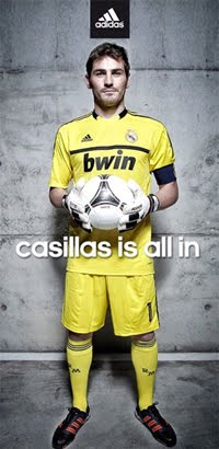 guantes y botas Adidas Casillas