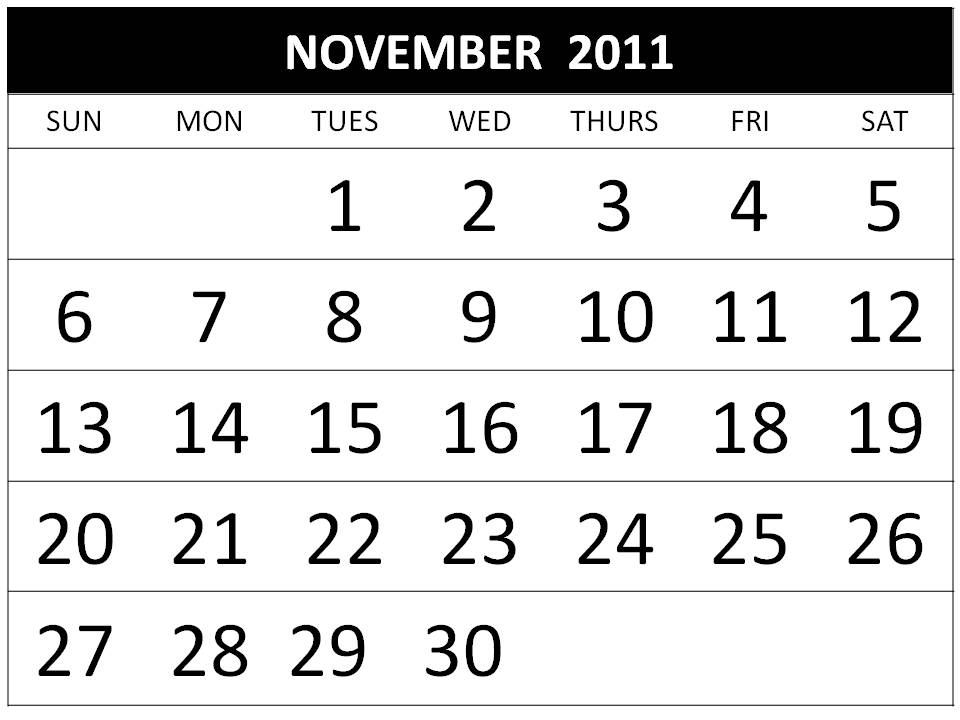 harcacocbigb 2011 calendar november