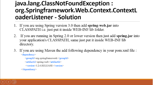 java.lang.ClassNotFoundException:org.Springframework.Web.Context.ContextLoaderListener [Solution]