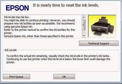 reset printer epson l310 manual