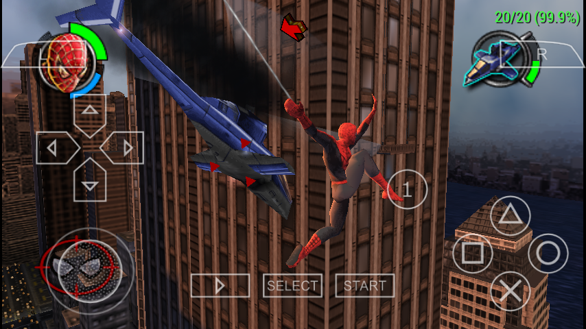 Di atas adalah screenshot saat saya mencoba game Spider-Man 2 ini, dan hasi...