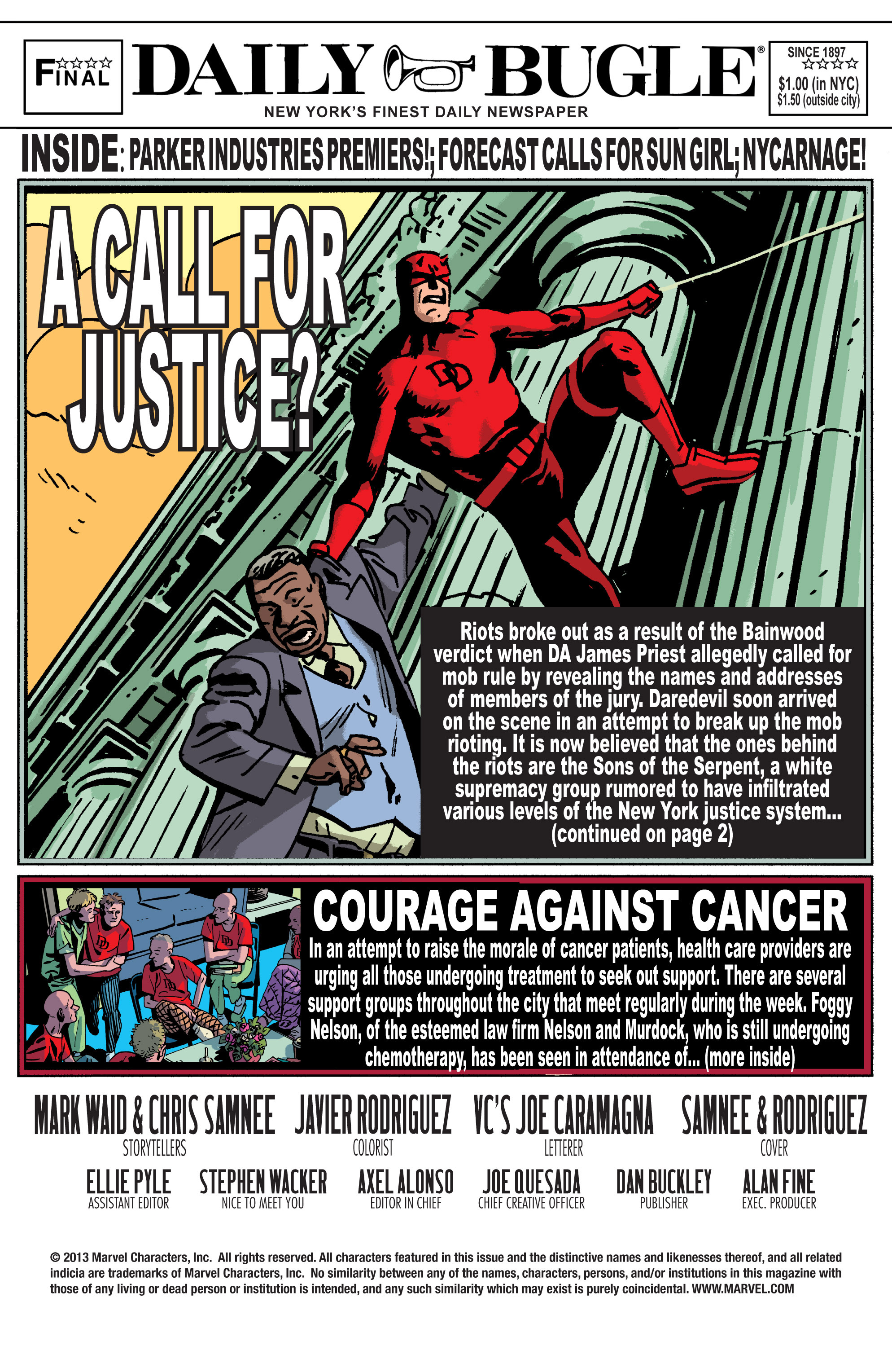 Read online Daredevil (2011) comic -  Issue #32 - 2