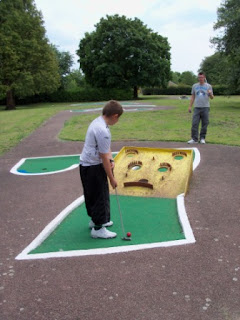 Crazy Golf at Gadebridge Park in Hemel Hempstead