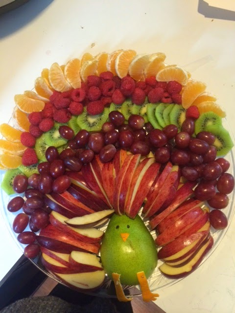 Working Mom Wonders: Turkey Fruit Platter