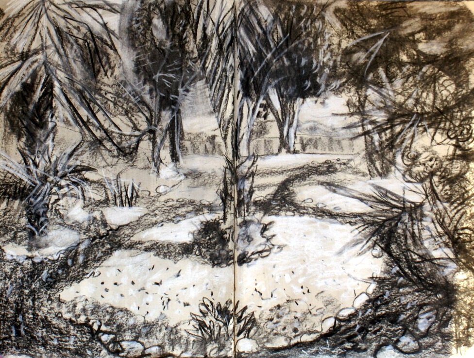 Indigo Blah: Plein air drawing ~185