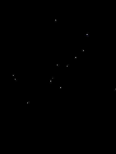Wow, if the sky is dark enough, your cell phone can capture the Big Dipper (Source: Palmia Observatory)