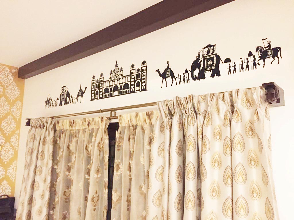 The Wall Decal blog Innovative home owner creates indoor décor wonder