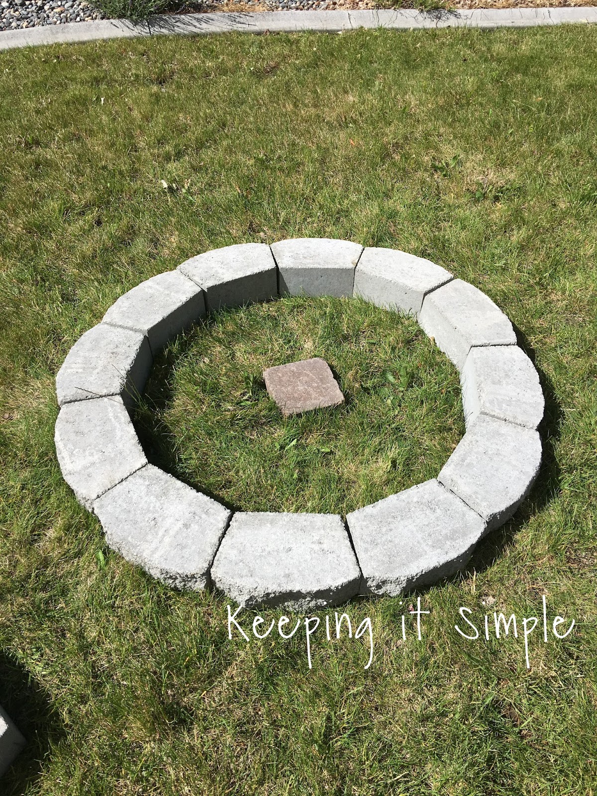 Build A Diy Fire Pit For Only 60, Can You Put A Fire Pit On Pavers