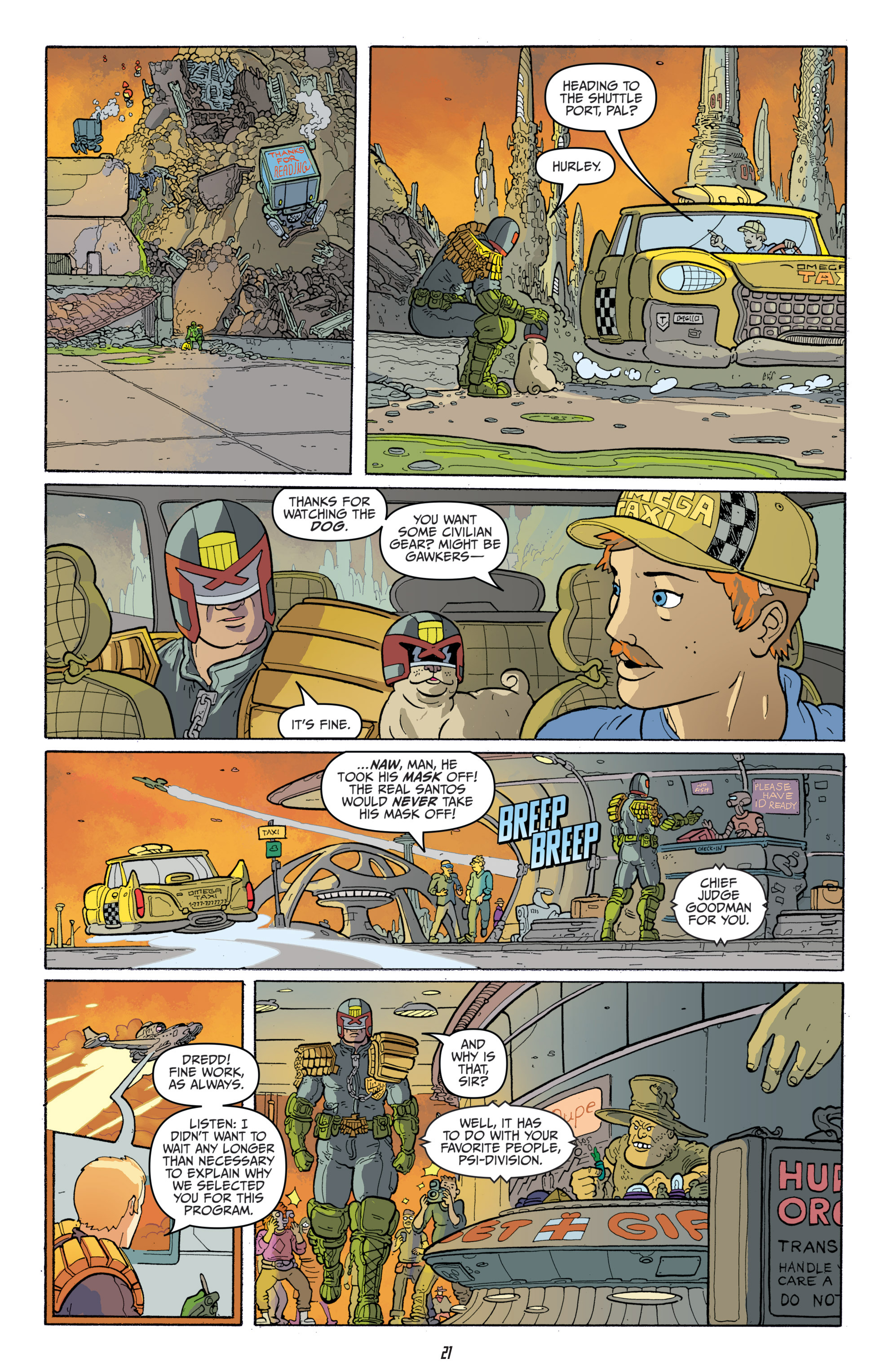 Read online Judge Dredd: Mega-City Two comic -  Issue #5 - 22