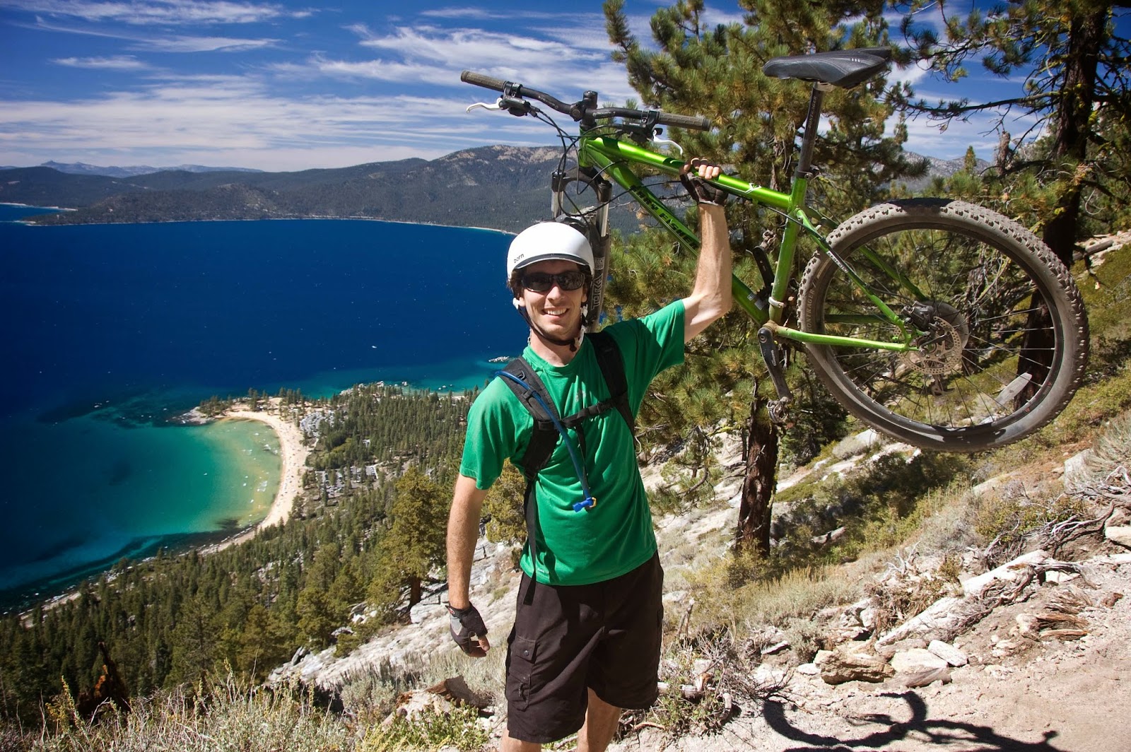From Where I'm Standing Mountain biking at Lake Tahoe
