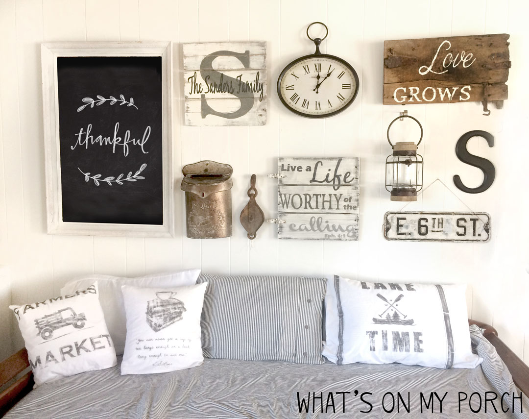 My Porch Prints How to Create A Farmhouse Gallery Wall of Your Very Own