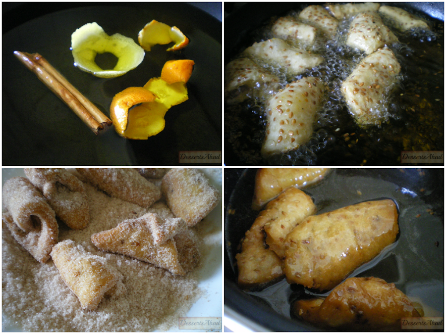 Elaboración de los pestiños