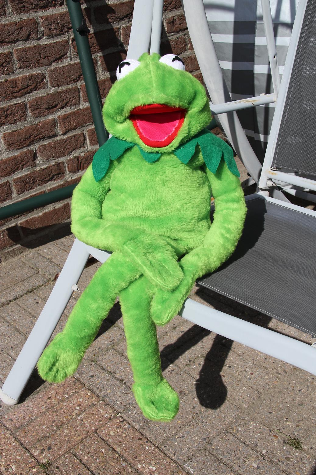 Diagnostiseren Regenjas plus Ma-de-by-me: Handpop Kermit de kikker