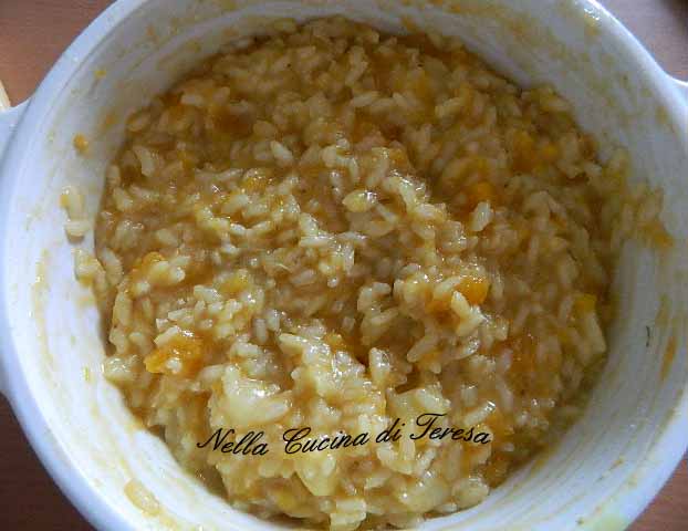 RISOTTO ALLA ZUCCA E MONTASIO