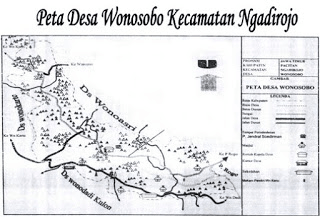 Peta Desa Wonosobo Ngadirojo Pacitan