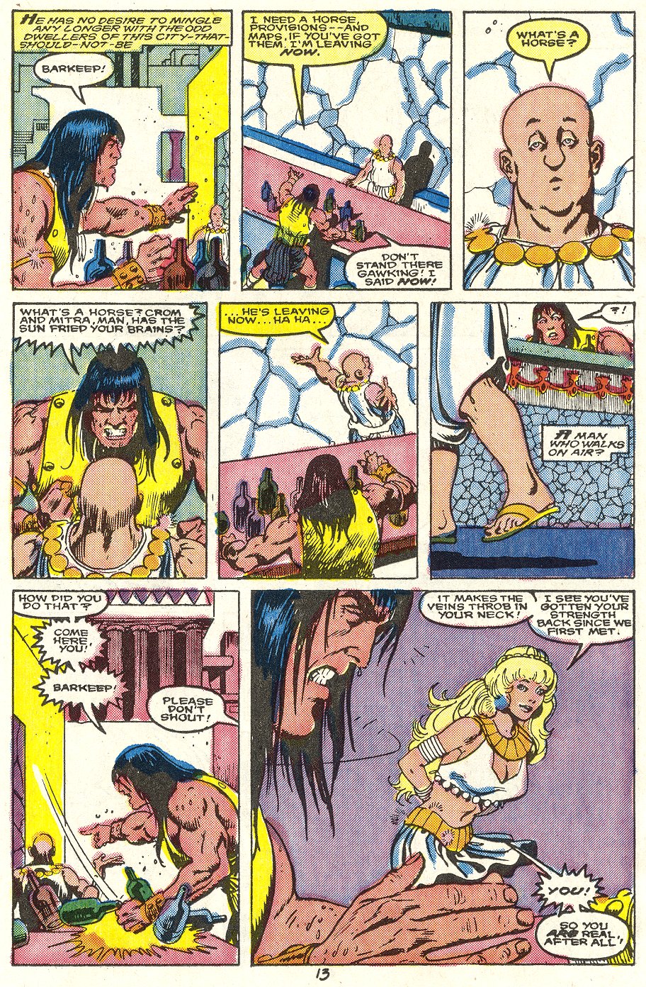 Read online Conan the Barbarian (1970) comic -  Issue #214 - 10