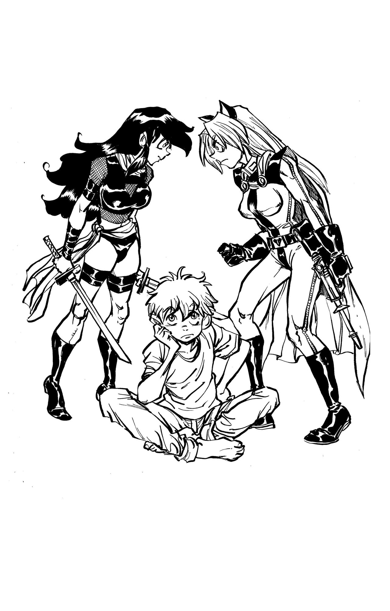 Read online Girls of Ninja High School comic -  Issue #2 - 74