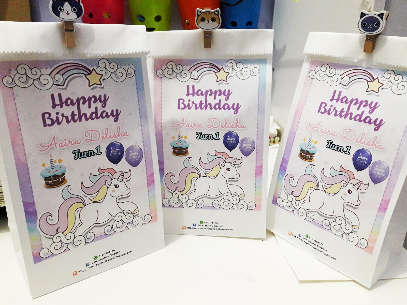 UNICORN BIRTHDAY GOODIES BAG