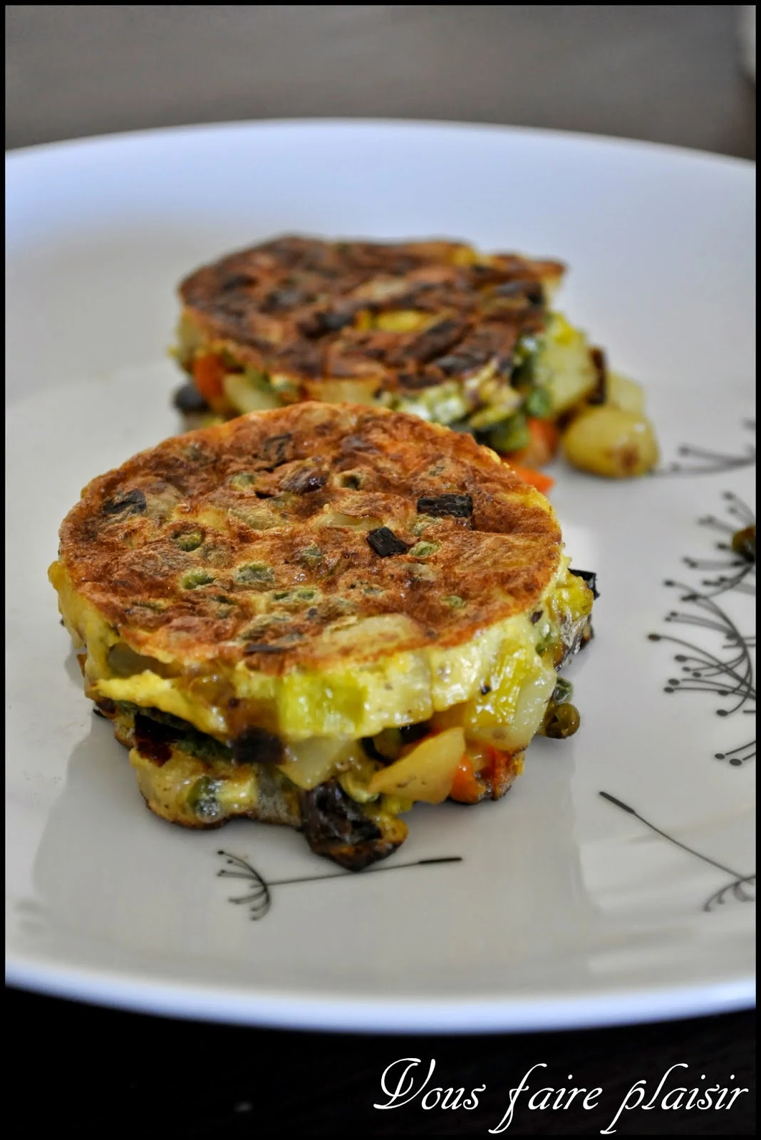 Galettes de petits légumes