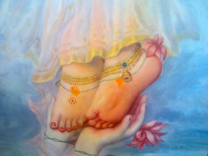 The Lotus feet of Lord Sri Krishna