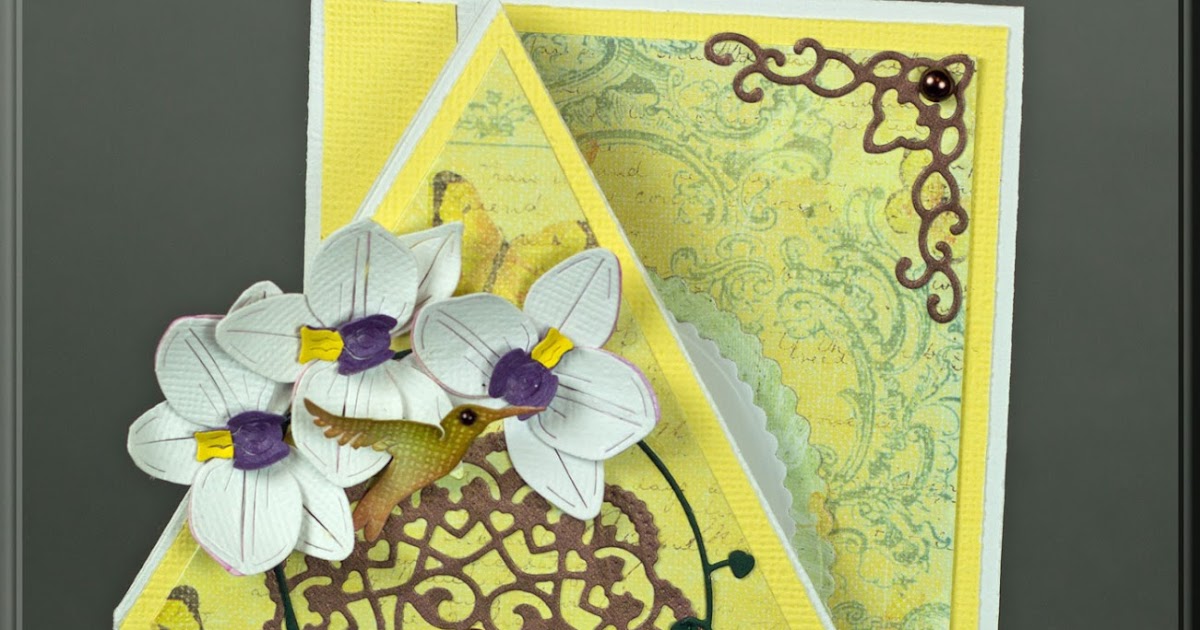 Upright Diamond Fold Card - Cheery Lynn Designs Inspiration Blog